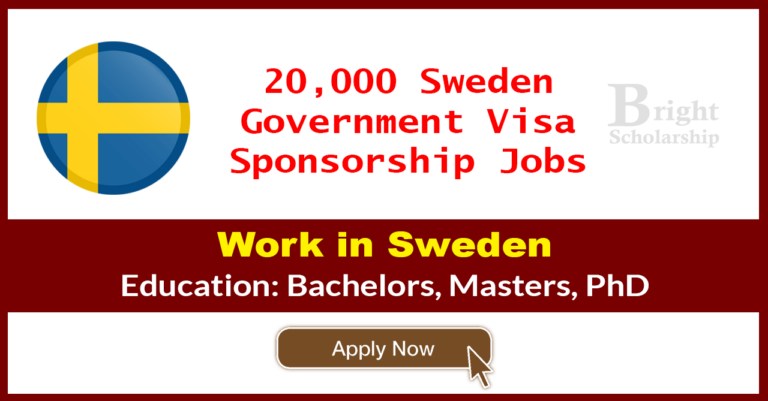 20,000 Sweden Government Visa Sponsorship Jobs 2025 Online Apply
