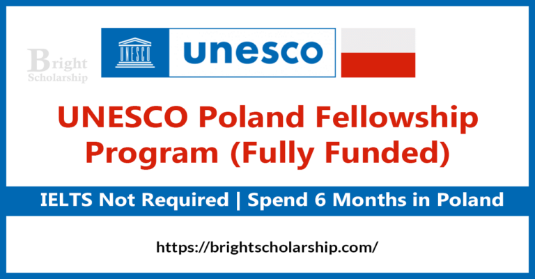 UNESCO Poland Fellowship Program 2025 in Poland (Fully Funded)