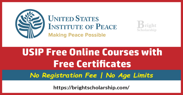 USIP Free Online Courses 2025 with Free Certificates