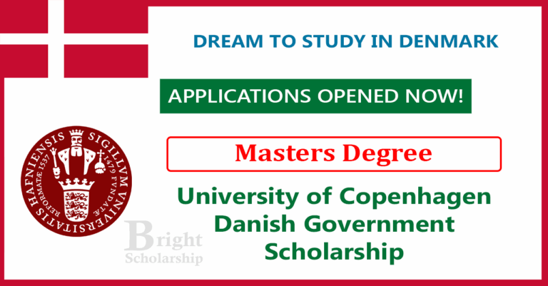 University of Copenhagen Danish Government Scholarships 2025-26 (Funded)