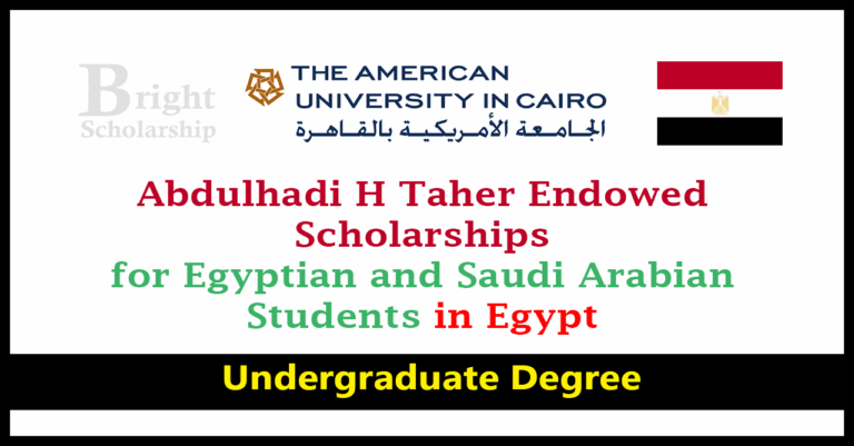 Abdulhadi H Taher Endowed Scholarships for Egyptian and Saudi Arabian Students 2026 in Egypt (Funded)