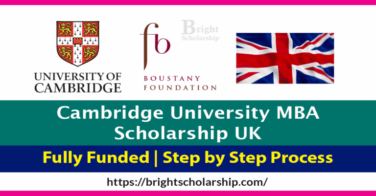 Cambridge University MBA Scholarship 2026 in United Kingdom (Funded)