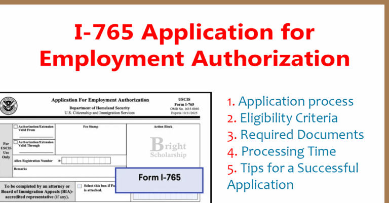 I-765 Application for Employment Authorization 2025: A Comprehensive Guide