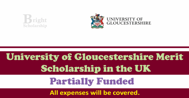 University of Gloucestershire Merit Scholarship 2025 in UK (Funded)