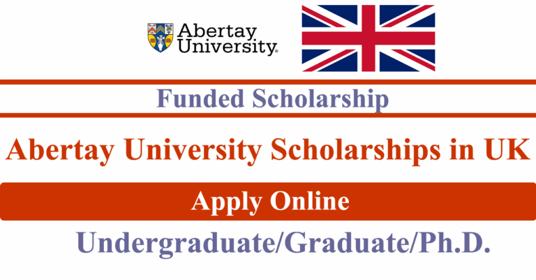Abertay University Scholarships 2025-26 in UK (Funded)