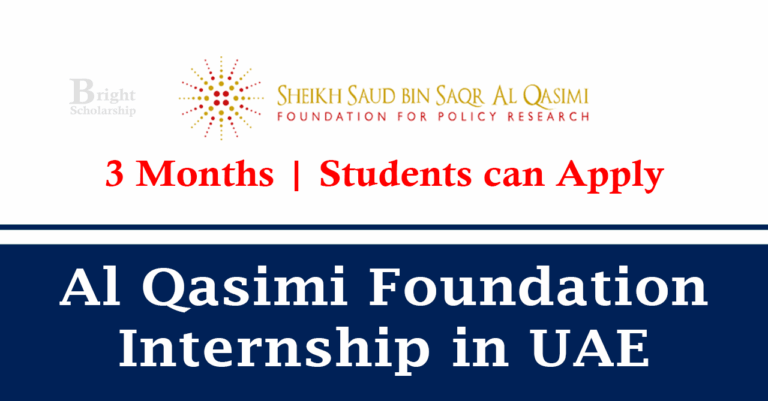 Al Qasimi Foundation Internship 2026 in UAE (Funded)
