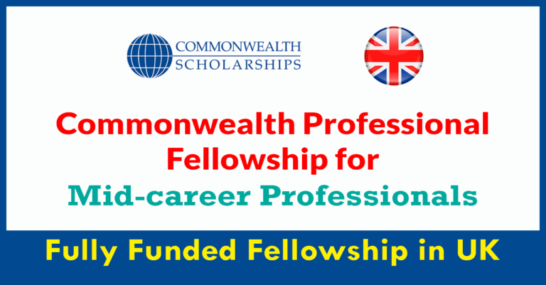 Commonwealth Professional Fellowship 2026 for Mid-career Professionals