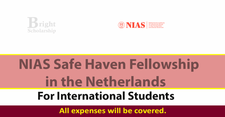 NIAS Safe Haven Fellowship 2026 in Netherlands (Fully Funded)