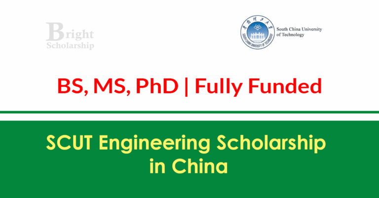 SCUT Engineering Scholarship 2026 in China (Fully Funded)