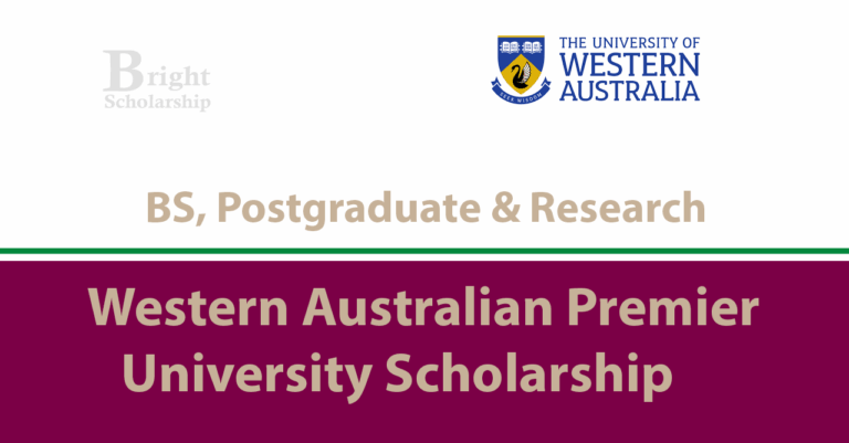 Western Australian Premier University Scholarship 2026 (Funded)