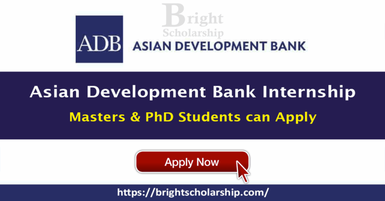 Asian Development Bank Internship 2026 (Fully Funded)