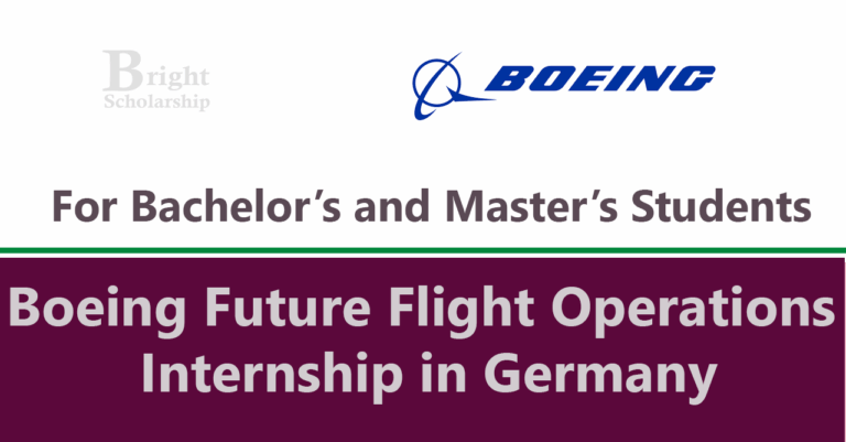 Boeing Future Flight Operations Internship 2026 in Germany