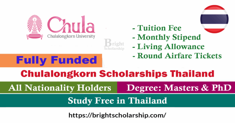 Chulalongkorn University Scholarships 2026 in Thailand (Fully Funded)