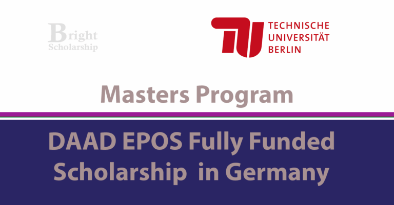 TU Berlin DAAD EPOS Scholarship 2026 in Germany (Fully Funded)