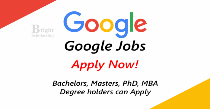 Google Jobs 2026 Apply Now