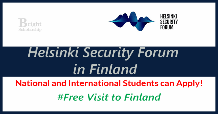 Helsinki Security Forum 2025 in Finland (Fully Funded)