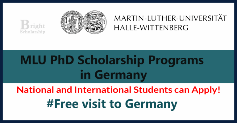 MLU PhD Scholarship Program 2026 in Germany (Fully Funded)
