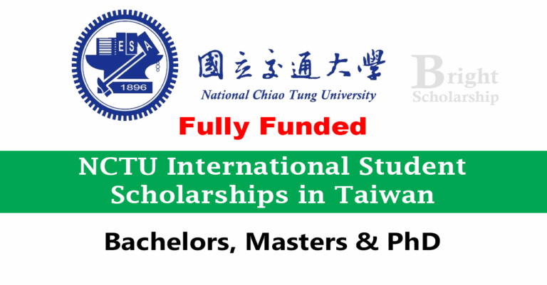 NCTU International Student Scholarships 2026 in Taiwan (Fully Funded)