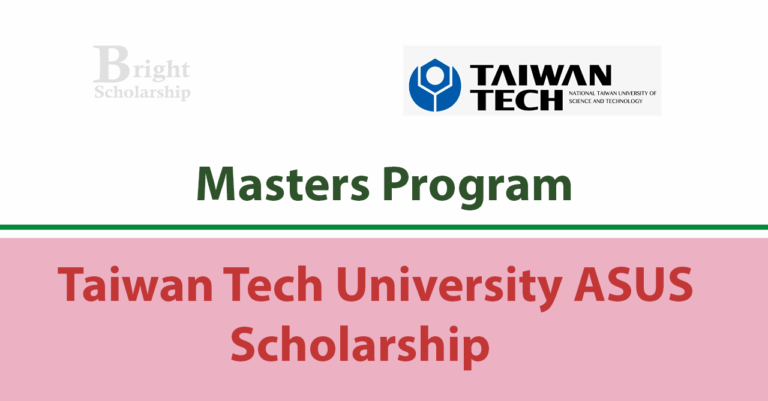 Taiwan Tech University ASUS Scholarship 2026 in Taiwan (Fully Funded)
