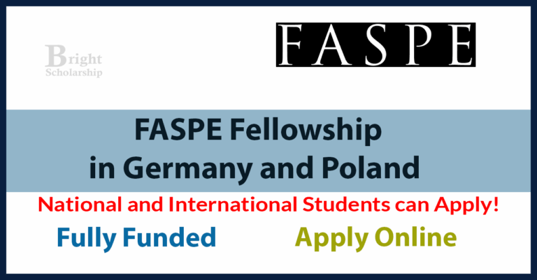 FASPE Fellowship 2026 in Germany and Poland (Fully Funded)