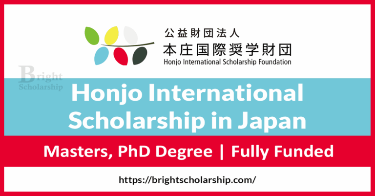 Honjo International Scholarship 2026 in Japan (Fully Funded)