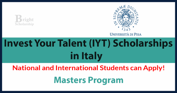 Pisa University IYT Scholarship 2026 in Italy (Fully Funded)