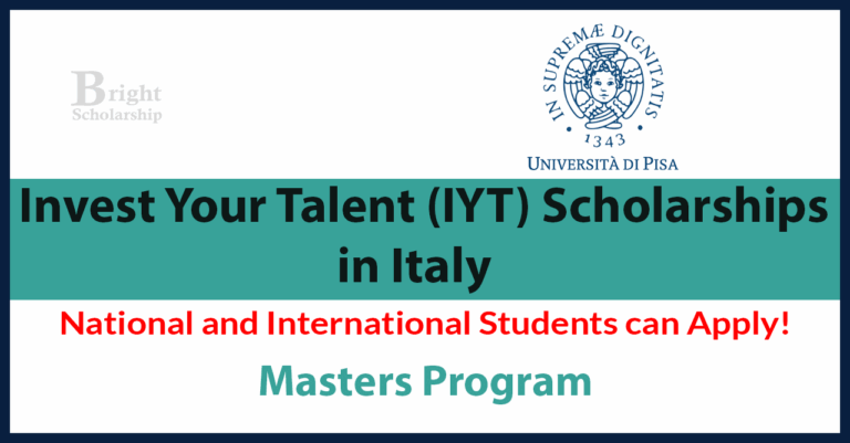 Pisa University IYT Scholarship 2026 in Italy (Fully Funded)