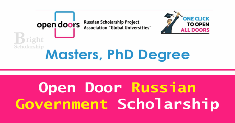 Open Door Russian Scholarship 2026 in Russia (Funded)