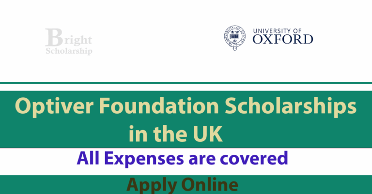 Oxford Optiver Foundation Scholarship 2026 in UK (Funded)