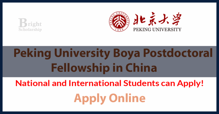 Peking University Boya Postdoctoral Fellowship 2026 in China (Fully Funded)