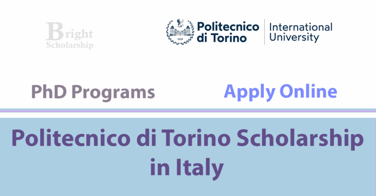 41 Call Politecnico di Torino PhD Scholarship 2026 in Italy (Fully Funded)