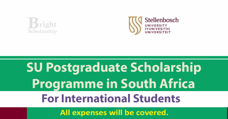 Stellenbosch University PSP Scholarship 202​​6 in South Africa (Fully Funded)