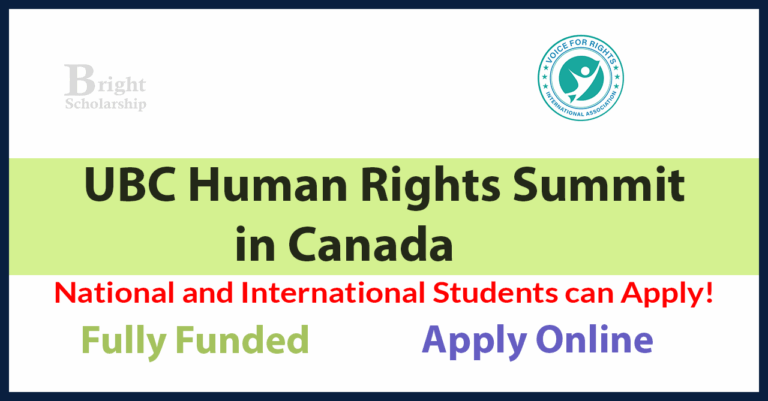 Human Rights Summit 2026 in Canada (Fully Funded)