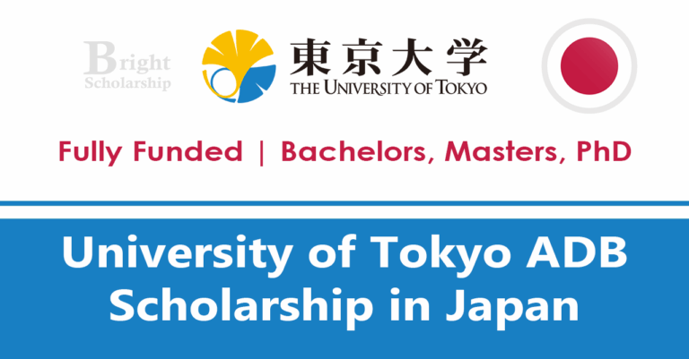 University of Tokyo ADB Scholarship 2026 in Japan (Fully Funded)