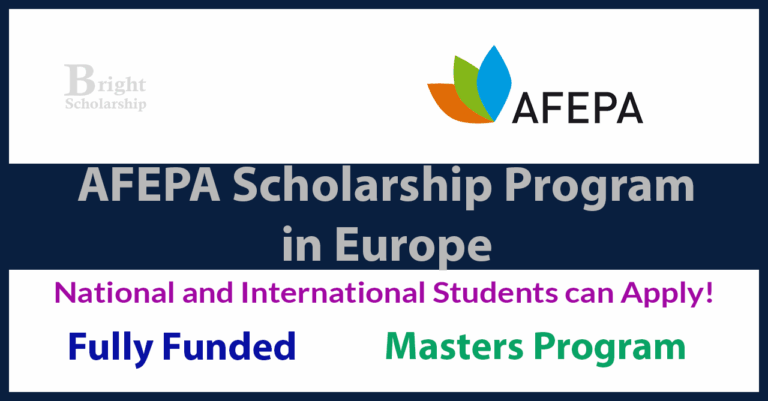 AFEPA Masters Scholarship 2026 in Europe (Funded)