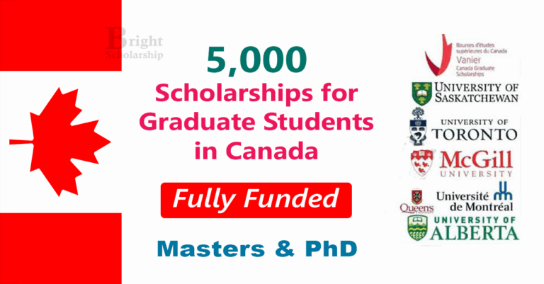 Scholarships for Graduate Students in Canada 2026-27 (Fully Funded)