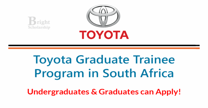 Toyota Graduate Trainee Program 2026 in South Africa (Paid)
