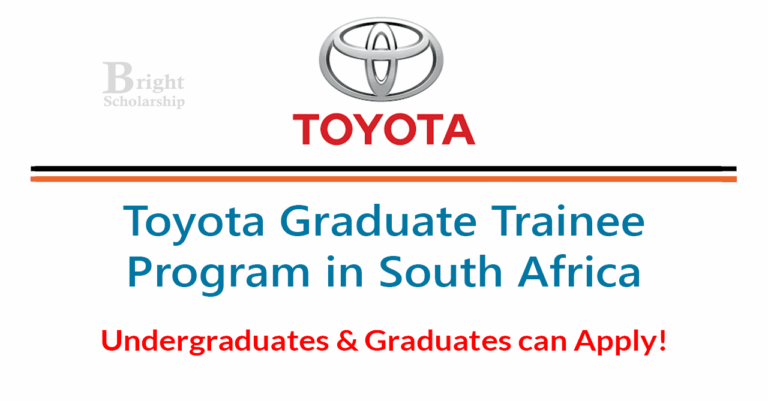 Toyota Graduate Trainee Program 2026 in South Africa (Paid)