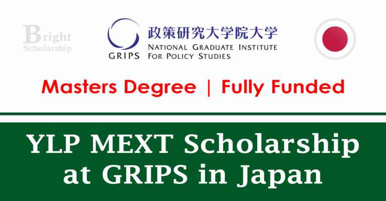 YLP MEXT Scholarship at GRIPS 2026 in Japan (Fully Funded)