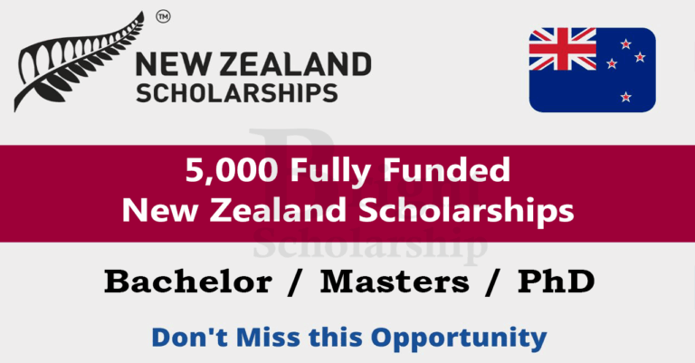 5,000 Fully Funded New Zealand Scholarships 2026 (Apply Now)