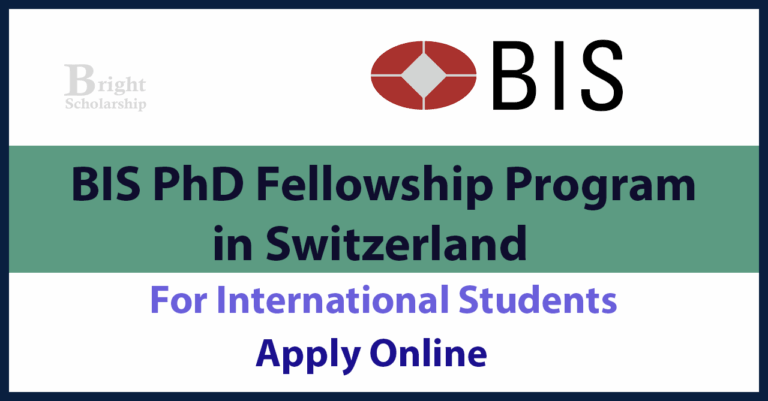 BIS PhD Fellowship Program 2026 in Switzerland (Funded)