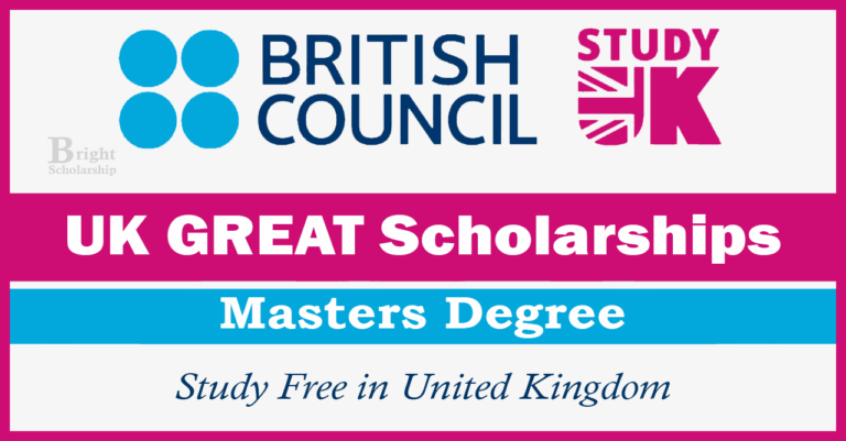 UK GREAT Scholarships 2026 in UK (Funded)