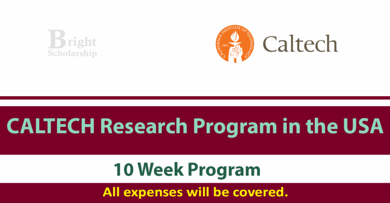 CALTECH University Summer Research Program 2026 in USA (Fully Funded)