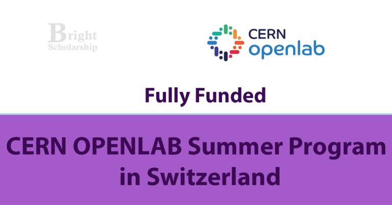 CERN OPENLAB Summer Student Program 2026 in Switzerland (Fully Funded)