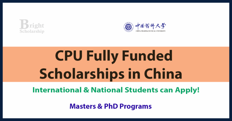 China Pharmaceutical University CSC Scholarship 2026 in China (Fully Funded)