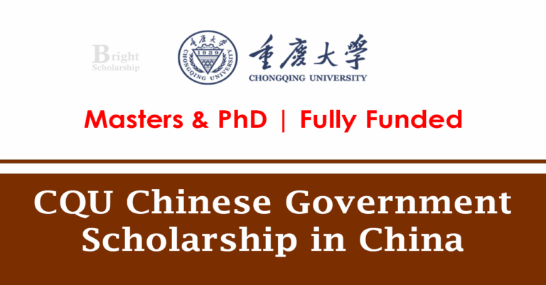 CQU Chinese Government Scholarship 2026 in China (Fully Funded)