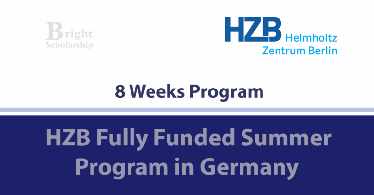 HZB International Summer Program 2026 in Germany (Fully Funded)