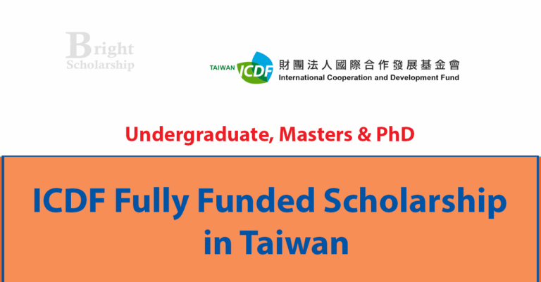 TaiwanICDF Scholarship Program 2026 in Taiwan (Fully Funded)