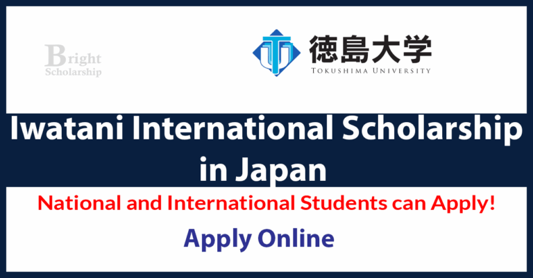 Tokushima University Iwatani Scholarship 2026 in Japan (Funded)