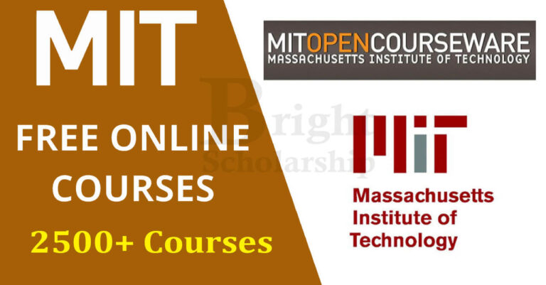 MIT Free Online Courses 2026 | MIT OpenCourseWare